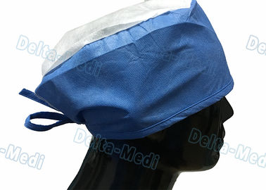 Cappucci medici eliminabili con la corona bianca, cappelli eliminabili respirabili di Doctor S della sala operatoria