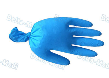 Guanti liberi del vinile della polvere medica, resistenza all'usura eliminabile blu dei guanti del vinile