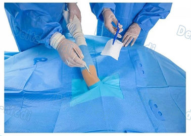 Pacchetti di procedura doganale della chirurgia dell'ospedale, corredo sterile eliminabile chirurgico dell'arto superiore con il film elastico