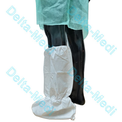 Anti coperture eliminabili della calzatura chirurgica del PE 50gsm di scivolo pp