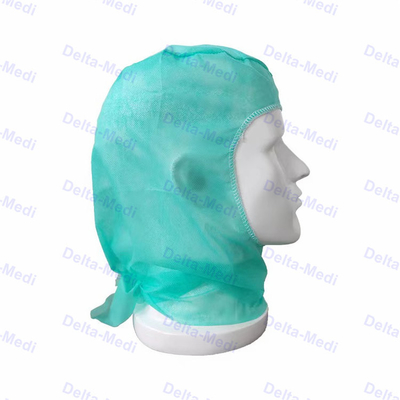 Astronauta eliminabile non tessuto Head Cover Cap Hood Cover With Sweatband dei pp SMS