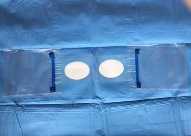 Chirurgico eliminabile sterile oftalmico dell'occhio copre l'alcool resistente con due fori e sacchetti