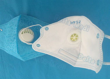 Maschera di protezione eliminabile della polvere blu di Earloop N95 con anti inquinamento della valvola