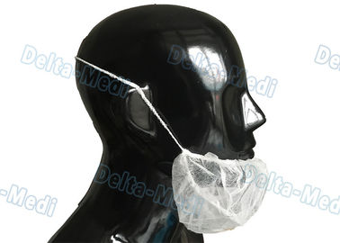 Scelga/cappucci chirurgici eliminabili elastici del doppio, maschera chirurgica bianca non tessuta della barba