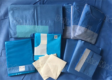 Batteri d'impedimento comodi del liquido/barriera dei pacchetti chirurgici eliminabili sterili dell'ospedale