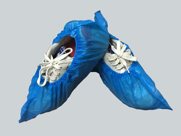 Il PE eliminabile della copertura della scarpa dei prodotti di plastica medici blu impermeabilizza 15 cm antislittamento