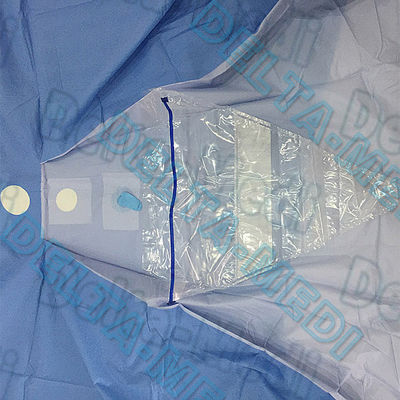 Chirurgico sterile eliminabile blu scuro di SBPP copre per l'urologia con il sacchetto di raccolta