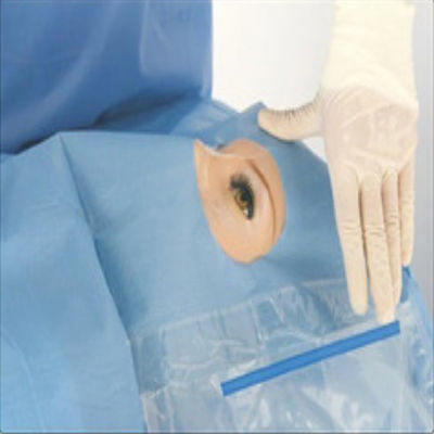 Chirurgico sterile oftalmico fenestrato copre con il sacchetto di raccolta fluido
