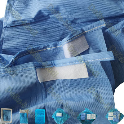 Resistenza alla trazione potente chirurgica eliminabile tricottata blu dell'abito 50*80cm del polsino