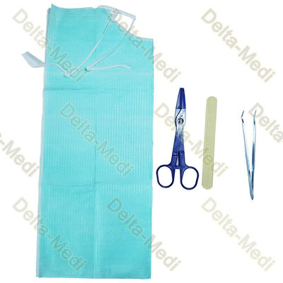 Abbassalingua orale della palla di cotone dei guanti della busbana francese di Kit Disposable Surgical Kits With di cura