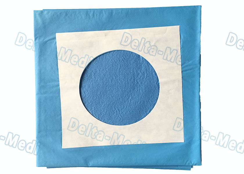 Eliminabile sterile dell'ambulatorio blu copre con il foro/nastro adesivo del cerchio