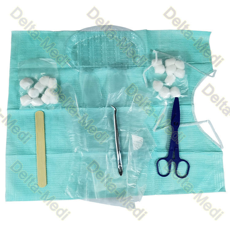Abbassalingua orale della palla di cotone dei guanti della busbana francese di Kit Disposable Surgical Kits With di cura